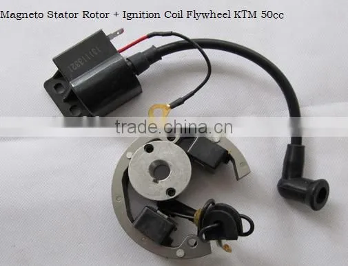 Magneto Stator Rotor+ignition Coil Fly Wheel Ktm50
