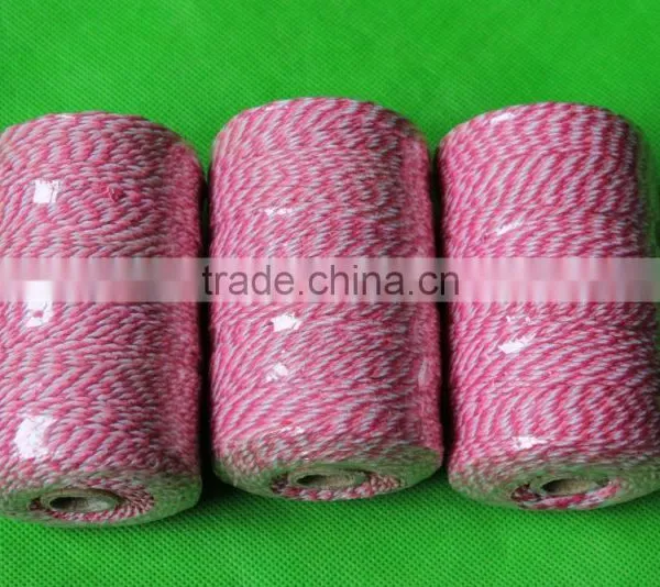 2mm*200yds Three Colors Twisted Baker Twine for Gift Packing Cooking Party Wedding Decorating and DIY photo-2