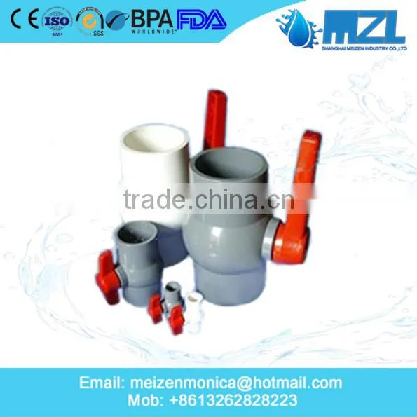 2015 MZL PVC Ball Valve, Pvc Pipe Fittings With Best Quality Popular in Europe photo-5