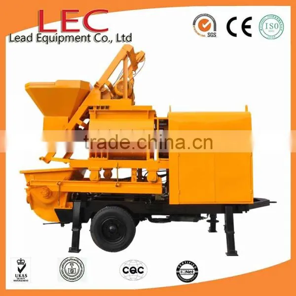 JBT30 P1 30CBM per Hour Mini Trailer Concrete Mixer Pump photo-2