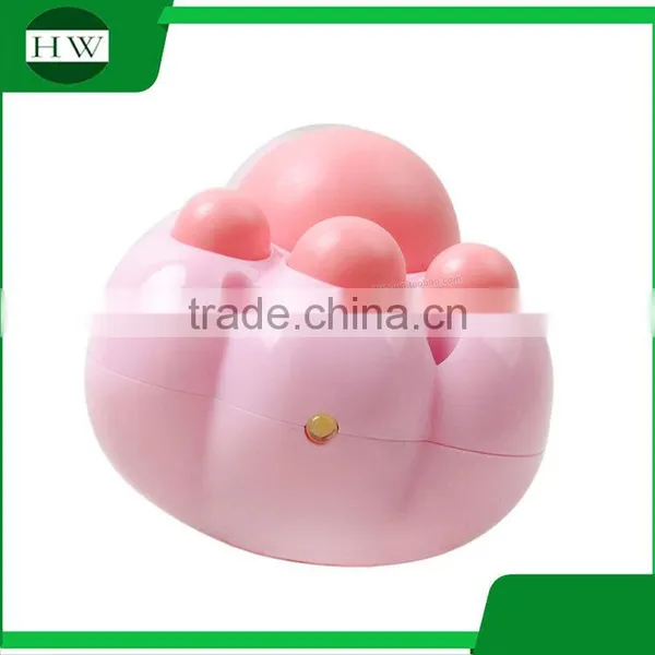 Multipurpose Mini Cartoon Cat Paw Portable Plastic Led Electric Torch Flashlight With Massage Hammer photo-4