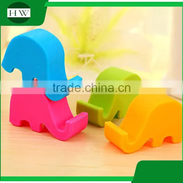 Mini Plastic Portable Elephant Desktop Table Cell Mobile Phone Bracket Stand Support Holder photo-3