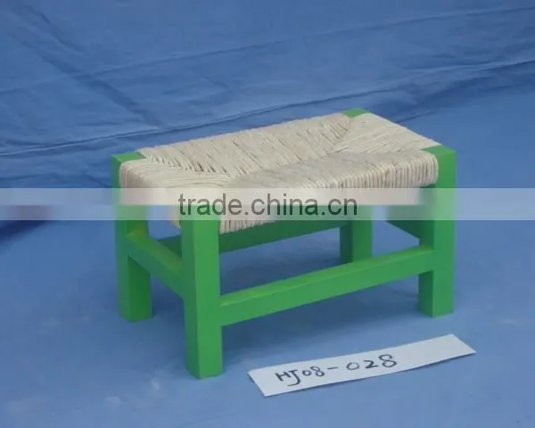 Eco-friend Natural Unfinished Home Decorative Small Wooden Children Chair photo-4