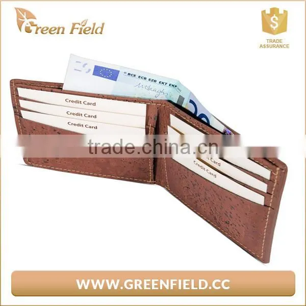 New Design Unisex Gender Gift Set High Tech Cork Wallet photo-5