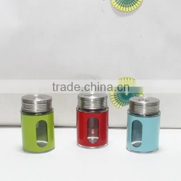 150ml Clear Glass Spice Jar With Plastic Rack photo-2