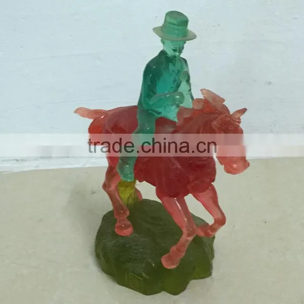 Polyresin Ride a Horse Statue photo-4