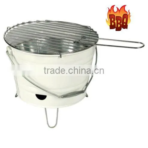 High Quality Colorful Camping Bucket BBQ Grills photo-5