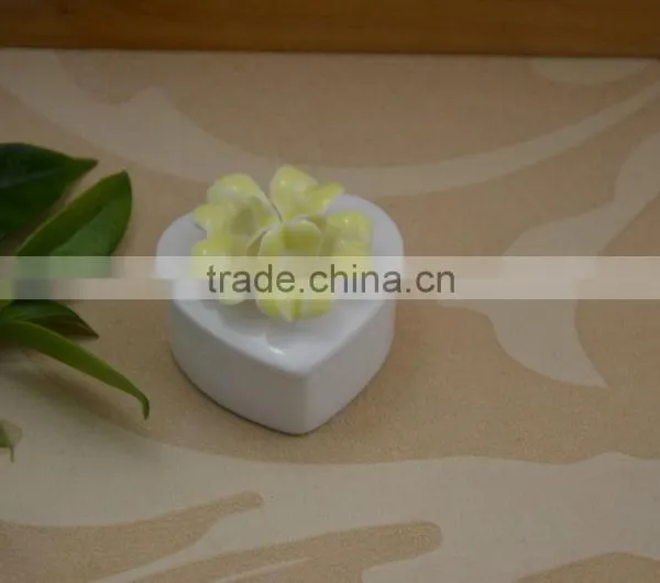 New Style Ceramic Jewel Box & Ceramic Trinket Box With Flower Shape photo-2