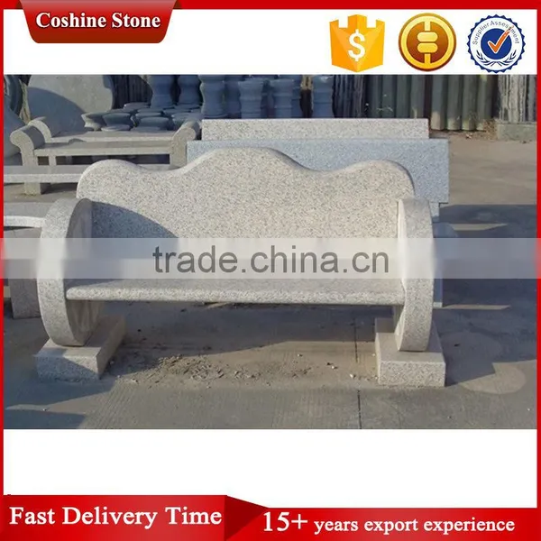 Granite Stone Park Benchs With Backrest photo-2