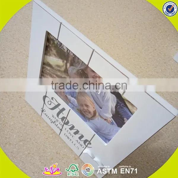 Оптовая продажа белого простого и милого деревянного рамки для картин и фотографий W09A052 2017 года photo-5