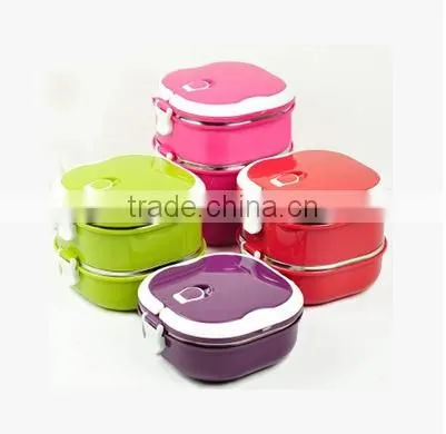 Multi-layer Stainless Steel Thermal Insulated Lunch Box Tiffin Box / Food Storage Containers photo-6