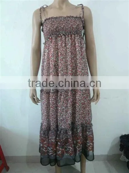 2014 Fashion Dress Beautiful Lady Chiffon Dress