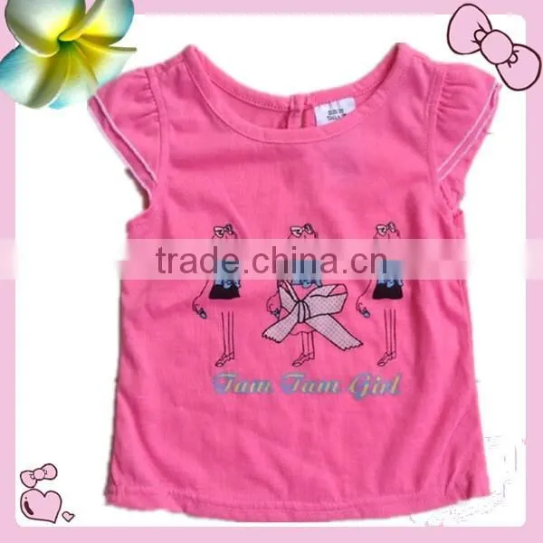 Wholesale Baby Summer Clothes Kids Girl Printing t Shirts photo-5