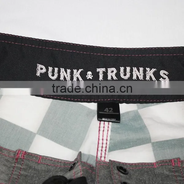 T/C Spandex Beach Shorts Soft Mens Swimwear Plus Size Swimming Trunks photo-4