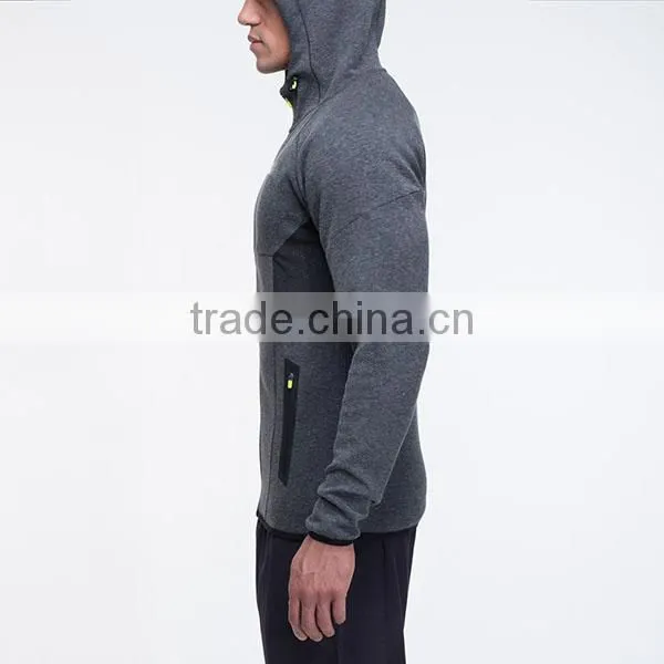 MEN MUSCLE FIT ZIPPER JACKET 2.0 GREY photo-3