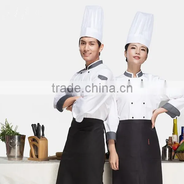 Custom Trendy Restaurant Mens Work Uniforms for Work /bakery Uniforms photo-3