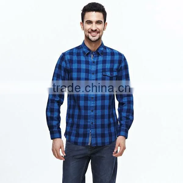 Custom Men Flannel Plaid Black And Red Check Casual Shirt photo-2