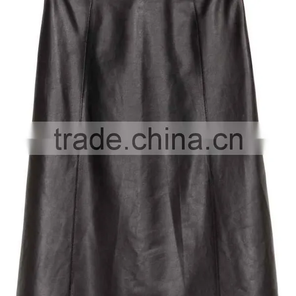 New Collection New Design Leather Wholesale Women Skirt photo-3