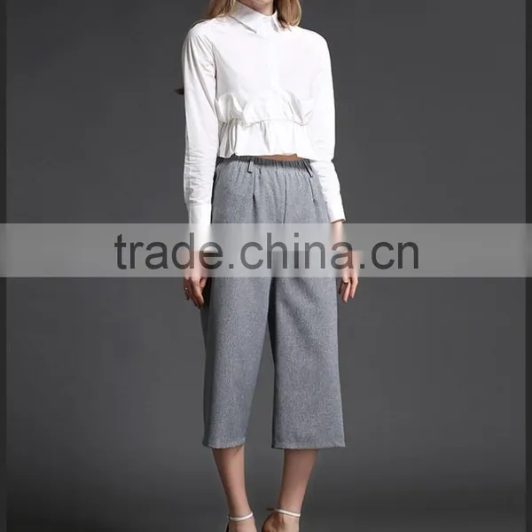 Casual Fashion Linen Straight Loose Pants for Woman photo-2