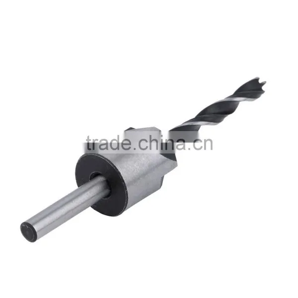 4 Pcs HSS Flute Countersink Drill Bit Set Screw Woodworking Chamfer Tool 3-6mm Hot Search photo-4