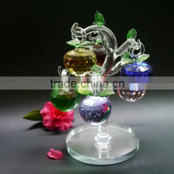Unique Crystal Apple Treefor Wedding Gift and Home Decoration photo-3