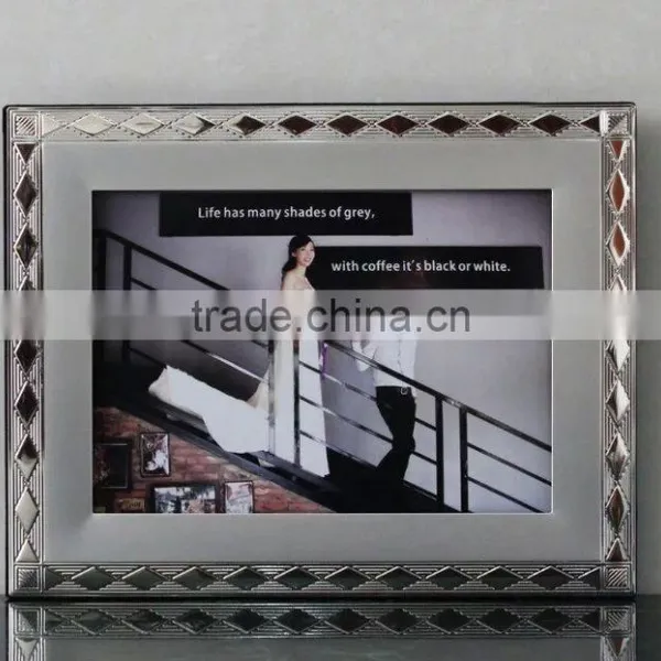 2016 Fashion Sex Girl Photo Funia Silver Metal Frame Photo photo-4