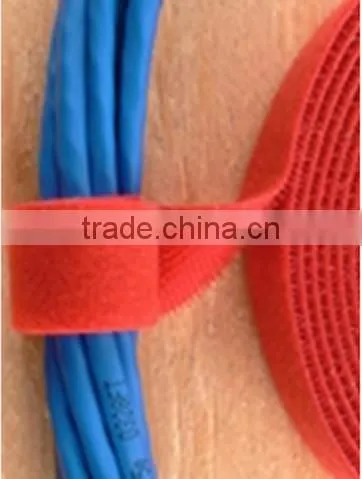 100% Nylon Hotsell Colourful OEM&ODM Logo Printed Customized Hook Loop Cable Ties photo-2