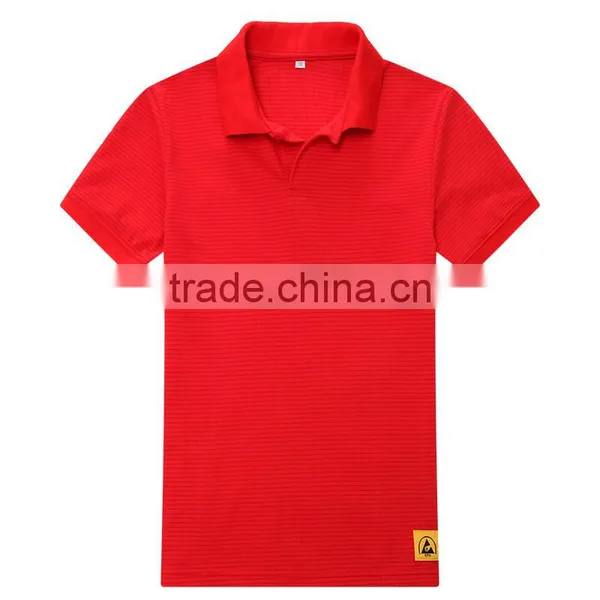 Comfortable Unisex Short Sleeve ESD T- Shirt of Low Triboelectric Voltage photo-3
