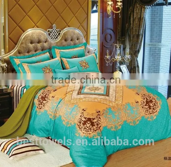 Custom Good Quality European Style Satin Bedding Set photo-3