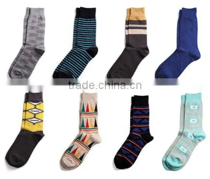 Custom Men Dress Socks Business Cotton Socks Happy Socks for Everyday ZP007 photo-2