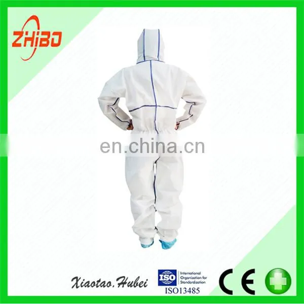 Medical Consumable Nonwoven/SMS Disposable Coverall S-Large Size photo-3