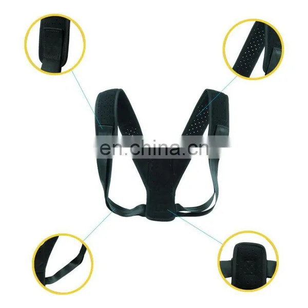 Widen Neoprene Clavicle Shoulder Back Support Belt Posture Corrector photo-2