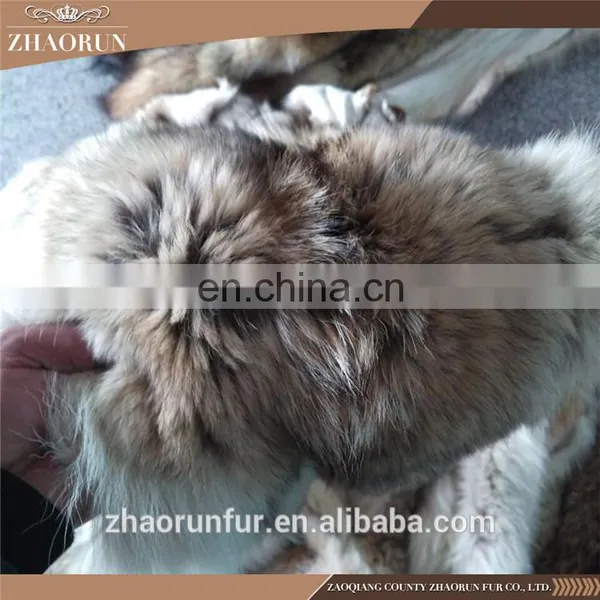 Real Animal Fur Raw Coyote Fur Skin With High Quality photo-4