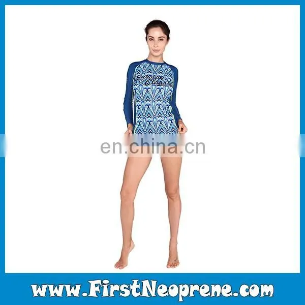 Printing Long Sleeve Swimming Shirt Rashguard Surf photo-2
