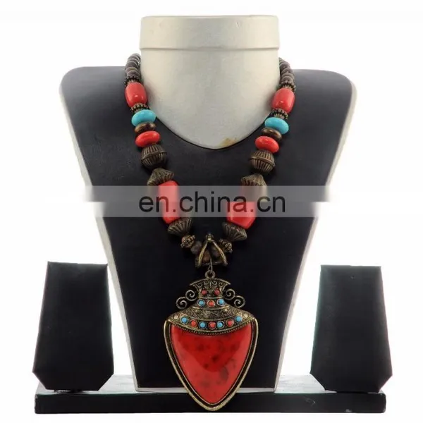Indian Banjara Beded Necklace- Fashion Costume Jewellery Set photo-5
