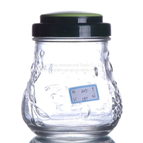 GLASS STORAGE JAR