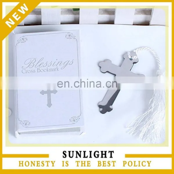Cross Bookmark Baby Shower Favors