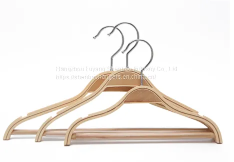 Popular Premium Laminated Plywood Hanger With Round Bar and Square Notch