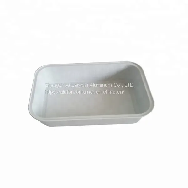 High Quality White Coated Airline Aluminium Foil Container With Lid For Inflight photo-5