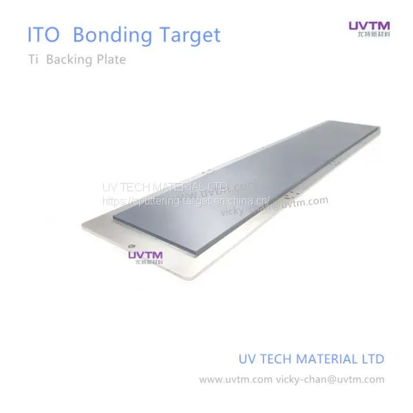 ITO Target 90:10 95:5 99.99 4N High Purity Planar Sputtering Target With Backing Plate Manufacturer Factory Price