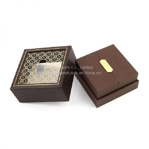Factory Direct Hollow Retro Ring Earrings Bracelet Necklace Packaging Box Gift Box Jewelry Box photo-3