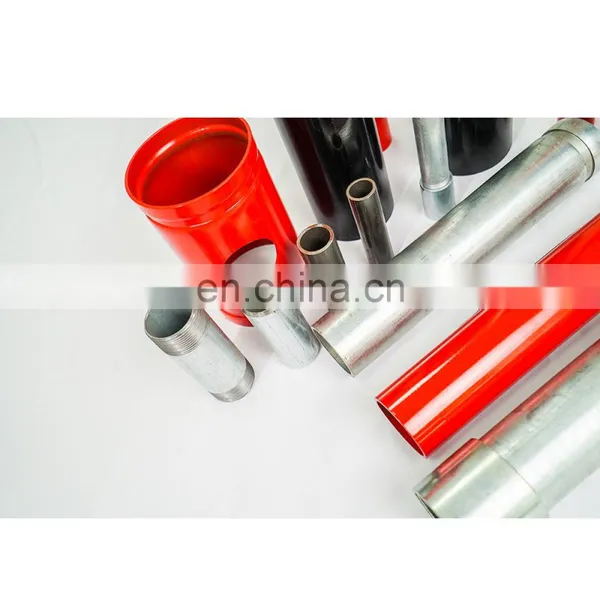 ASTM 53 SCH10 3" Red Painted Grooved Fire Fighting Pipe photo-2