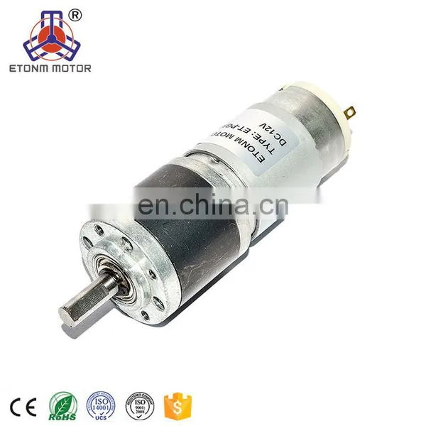 High Torque Customized Shaft 40W DC Brushed Planetary Gear Motor 12v photo-5