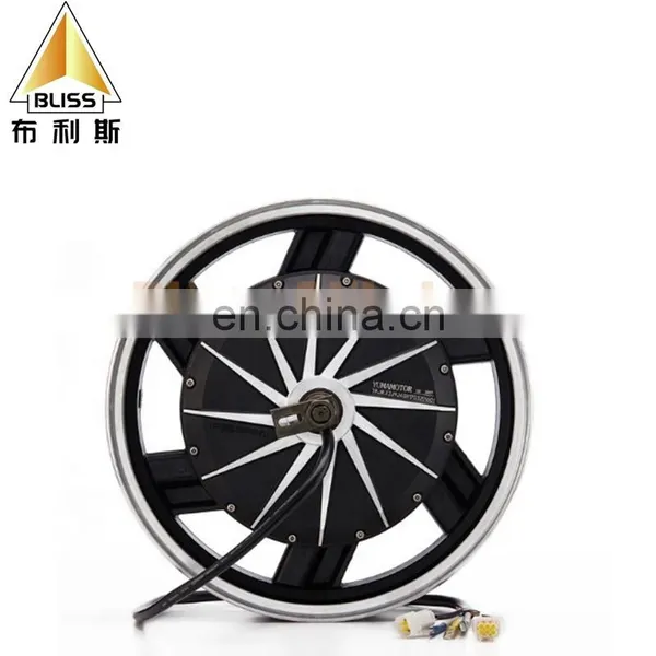 High Performance Custom Electric Hub Motor60/72V Single Shaft Hub Motor2000W 500W 12 Inch Hub Motor photo-4