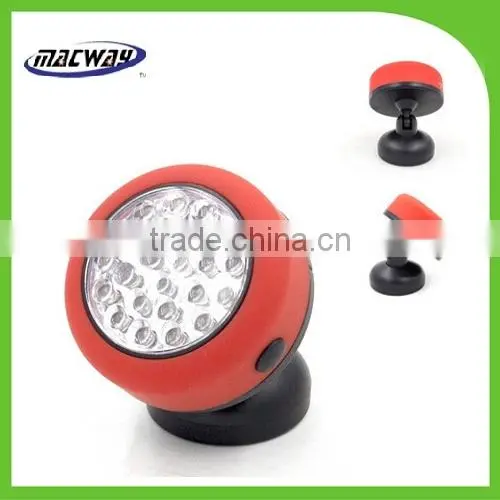 360 Degree Rotatable 24 LED Work Light With Magnetic Base Quality Choice