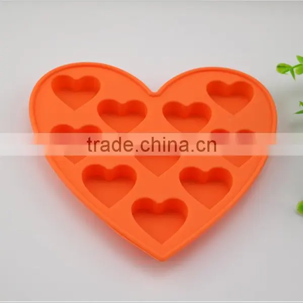 OEM Available Romantic Love Heart Shape Custom Ice Cube Tray photo-5