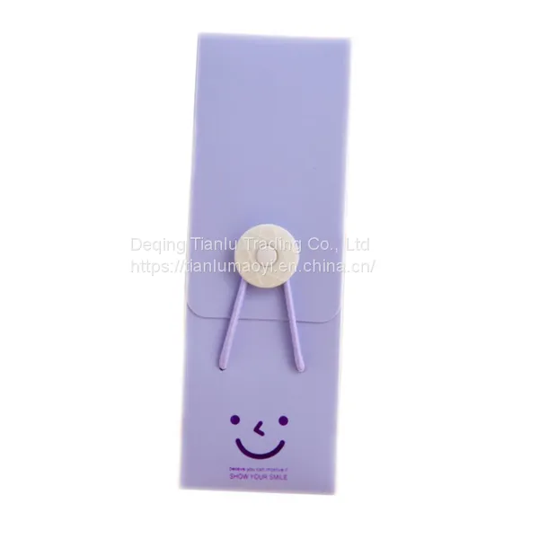 Creative Candy Color Cute Smile Pencil Case Student Study Supplies PP Stationery Case Pencil Case Logo Customization photo-5