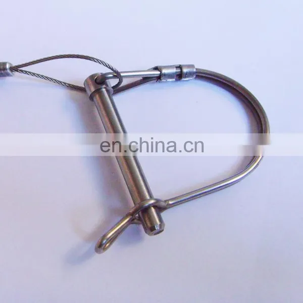 Cartbon Steel Round Handle Style Wire Tab Lock Pins Snap Lock Pin Safety Lock Pin photo-4