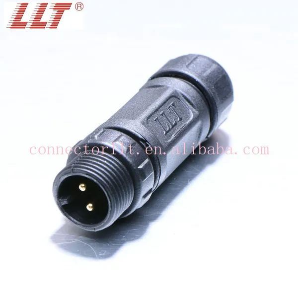 Street Light 2pin M12 Connector Llt Waterproof Ip68 Power Led Cable 3 4 5 6 7 8 2+3pin Connector photo-3