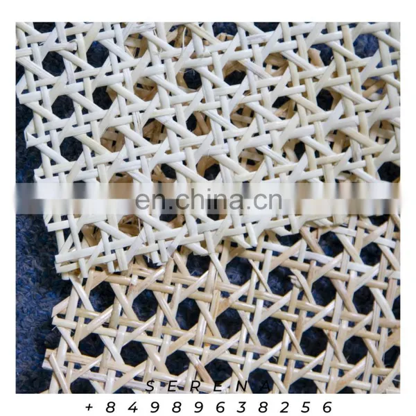 Viet Nam Top Rank Bleached Rattan Cane Fabric Webbing Open Mesh Cane Webbing From Rattan Sheets Serena+84989638256 photo-3